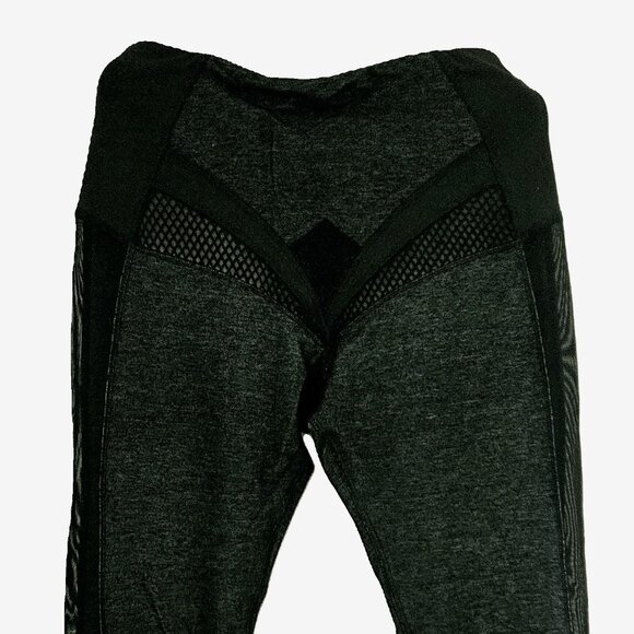 MICHI Charcoal Mesh Leggings with Structured Top🍁 Made in Canada - Picture 2 of 9
